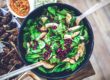 Chicken Spinach Salad with Pomegranate